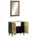Set mobilier de baie, 2 piese, lemn masiv de mango - WALTI WALTI