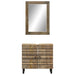 Set mobilier de baie, 2 piese, lemn masiv de mango - WALTI WALTI