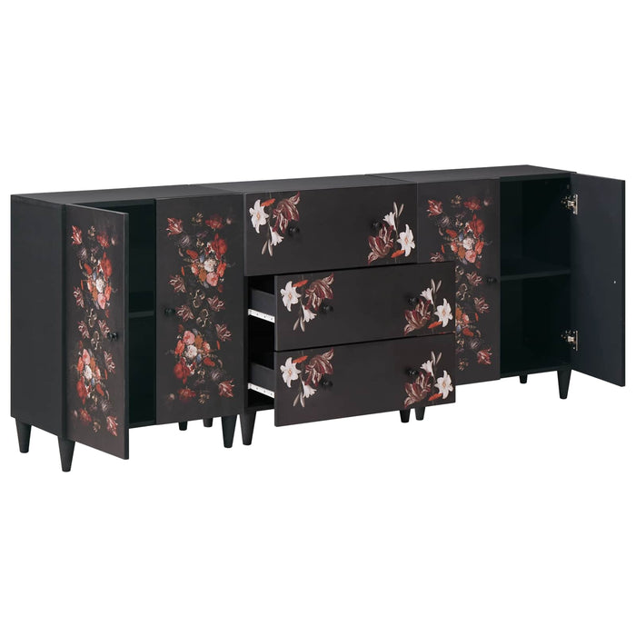Dulapuri de depozitare 3 buc. 180 x 33 x 75 cm Multicolour WALTI
