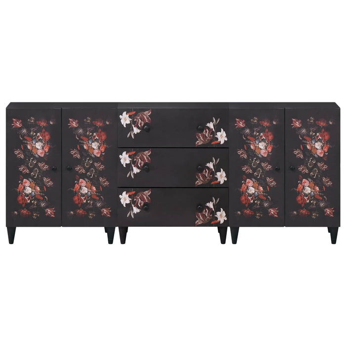 Dulapuri de depozitare 3 buc. 180 x 33 x 75 cm Multicolour WALTI