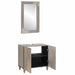 Set de mobilier pentru baie Pe perete 2 pcs Gri 62 x 33 x 58 cm - WALTI WALTI