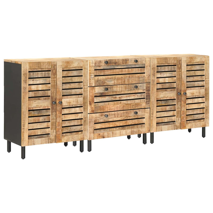 Dulapuri de depozitare 3 buc. 180 x 33 x 75 cm natural WALTI
