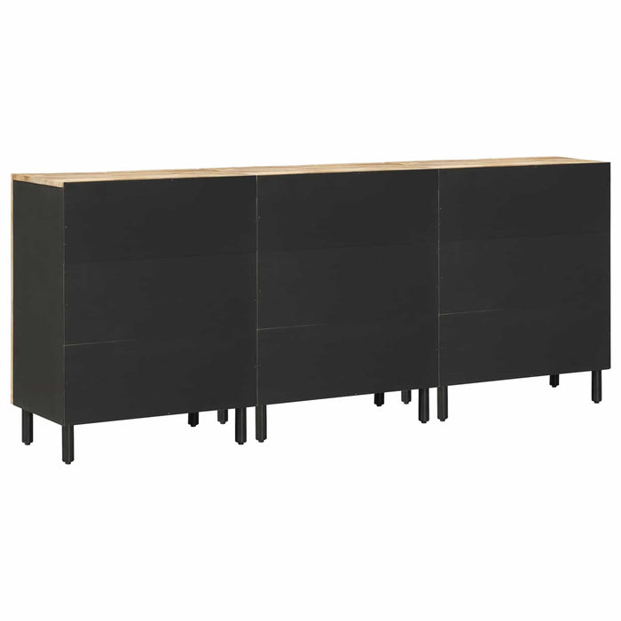 Dulapuri de depozitare 3 buc. 180 x 33 x 75 cm natural WALTI