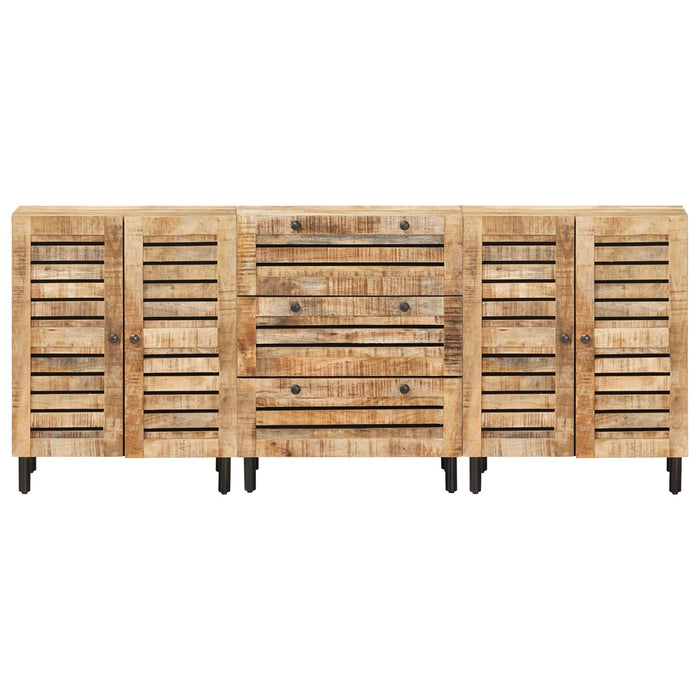 Dulapuri de depozitare 3 buc. 180 x 33 x 75 cm natural WALTI