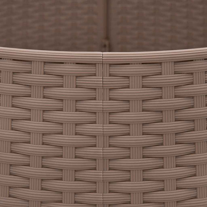 Fustă brad de Crăciun, maro, Ø65x23 cm, plastic - WALTI WALTI