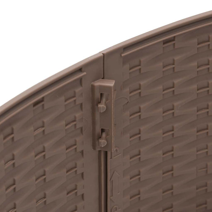 Fustă brad de Crăciun, maro, Ø65x23 cm, plastic - WALTI WALTI