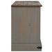 Dulap TV HALDEN 2 usi glisante gri 150x40x60 cm lemn masiv - WALTI WALTI