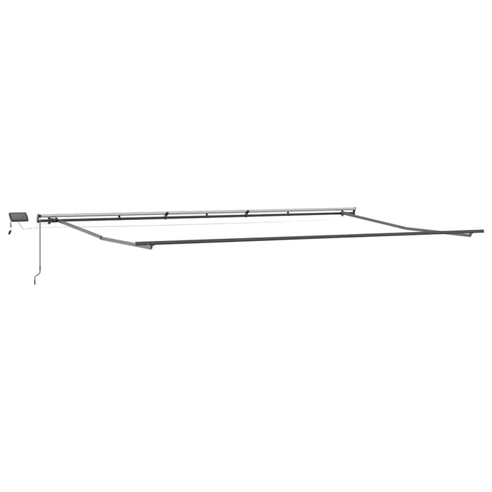 Copertina retractabilă manual cu LED-uri, vișiniu, 600x300 cm - WALTI WALTI