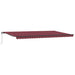 Copertina retractabilă automat, vișiniu, 600x300 cm - WALTI WALTI