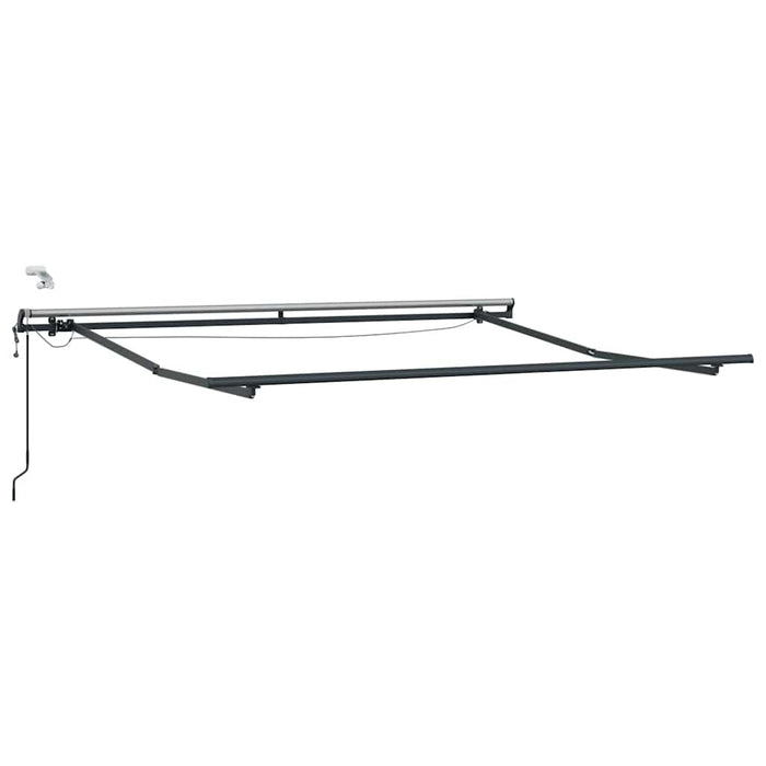 Copertina retractabilă automat cu LED-uri, maro, 300x250 cm - WALTI WALTI
