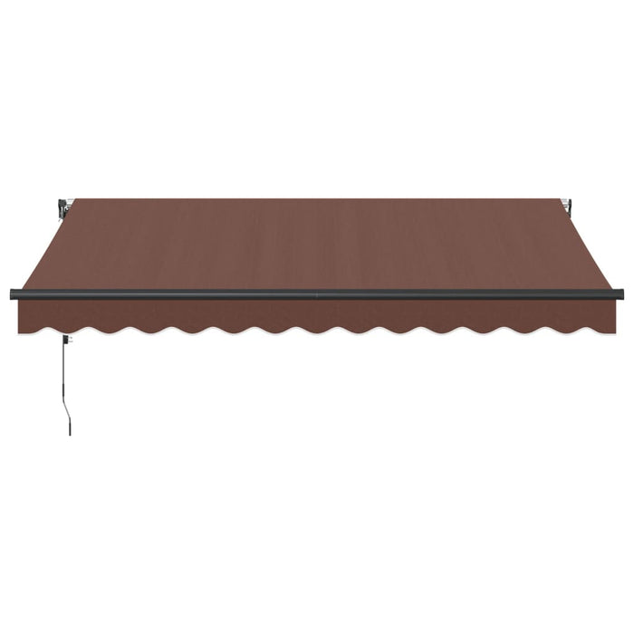 Copertina retractabilă automat, maro, 350x250 cm - WALTI WALTI