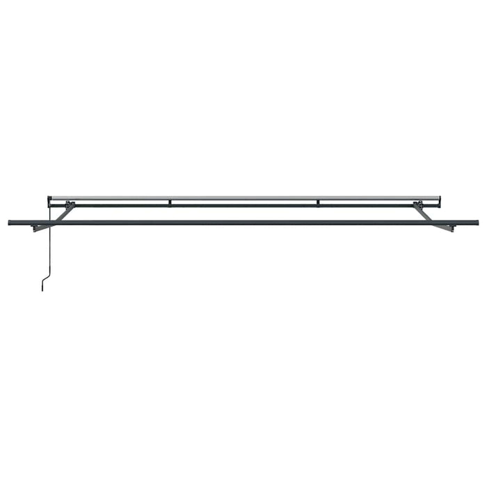 Copertină retractabilă manual, maro, 400x300 cm - WALTI WALTI