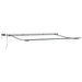 Copertină retractabilă manual cu LED-uri, maro, 500x300 cm - WALTI WALTI
