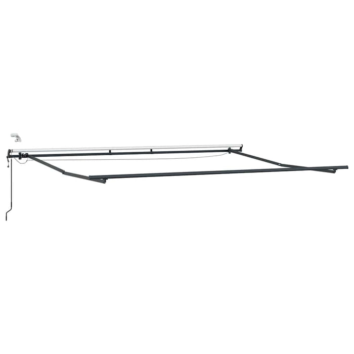 Copertina retractabilă automat cu LED-uri, maro, 500x300 cm - WALTI WALTI