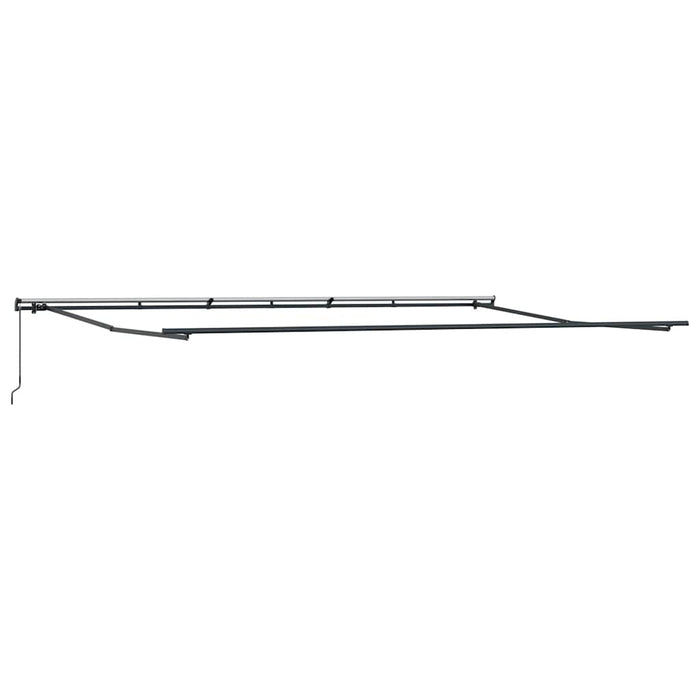 Copertină retractabilă manual, maro, 600x300 cm - WALTI WALTI