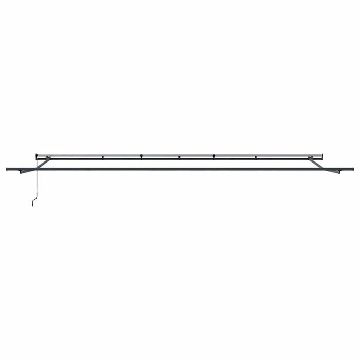 Copertină retractabilă manual, maro, 600x300 cm - WALTI WALTI