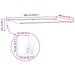 Copertină retractabilă manual, maro, 600x300 cm - WALTI WALTI