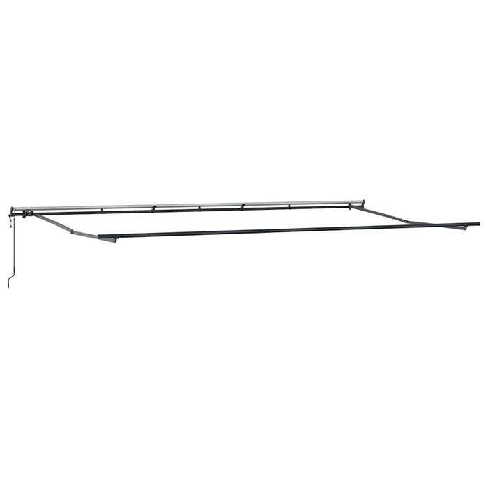 Copertină retractabilă automat, maro, 600x300 cm - WALTI WALTI