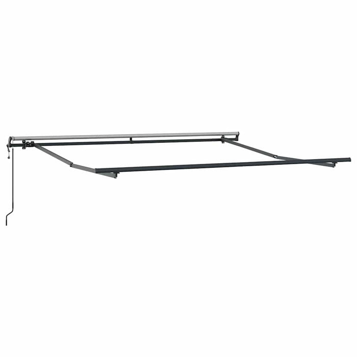 Copertină retractabilă automat, antracit/alb, 300x250 cm - WALTI WALTI