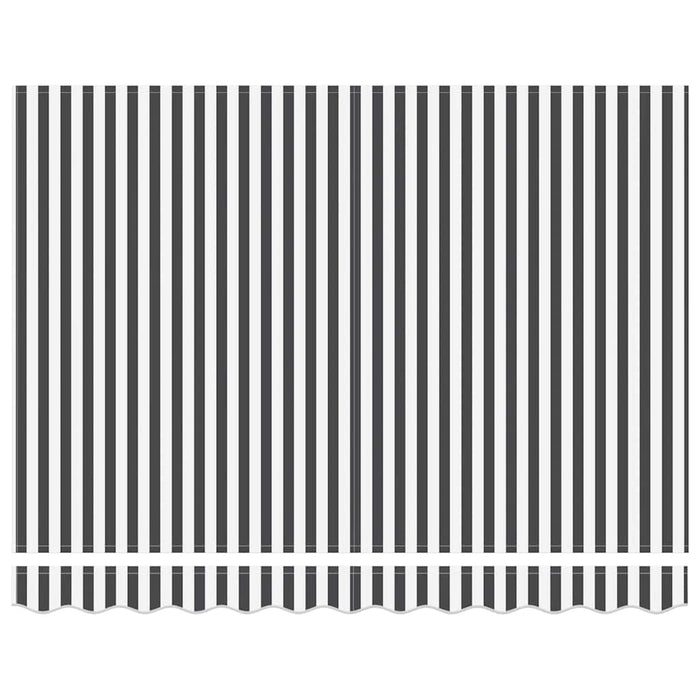 Copertină retractabilă automat, antracit/alb, 300x250 cm - WALTI WALTI
