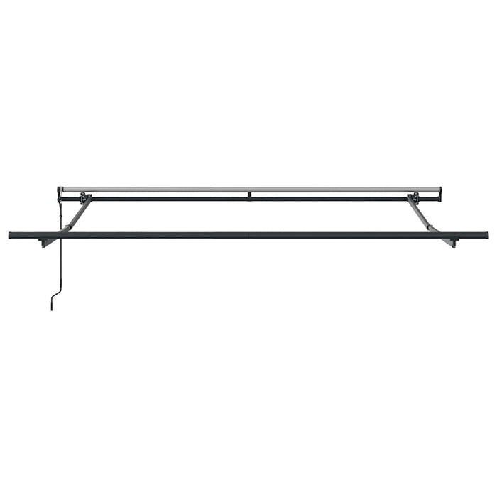 Copertină retractabilă automat, antracit/alb, 300x250 cm - WALTI WALTI