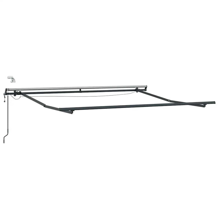 Copertină retractabilă automat LED-uri antracit/alb 300x250 cm - WALTI WALTI