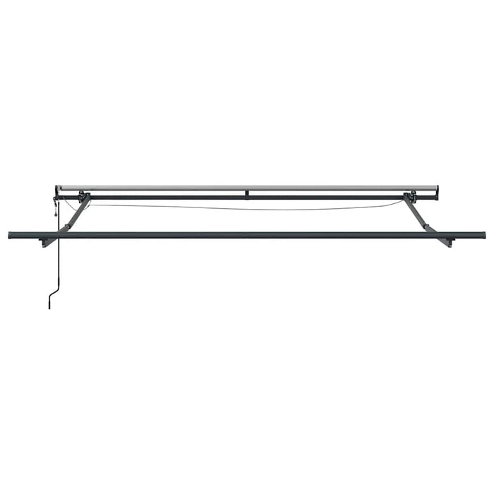 Copertină retractabilă automat LED-uri antracit/alb 300x250 cm - WALTI WALTI