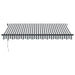 Copertină retractabilă automat LED-uri antracit/alb 350x250 cm - WALTI WALTI