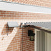 Copertină retractabilă manual cu LED, antracit/alb, 400x300 cm - WALTI WALTI