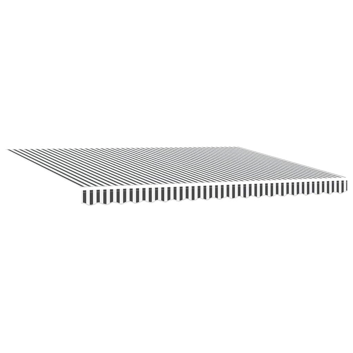Copertină retractabilă automat cu LED, antracit/alb, 450x300 cm - WALTI WALTI
