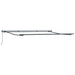 Copertină retractabilă manual, antracit/alb, 500x300 cm - WALTI WALTI