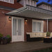 Copertină retractabilă automat cu LED, antracit/alb, 500x300 cm - WALTI WALTI