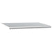 Copertină retractabilă manual cu LED, antracit/alb, 600x300 cm - WALTI WALTI