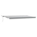 Copertină retractabilă automat cu LED, antracit/alb, 600x300 cm - WALTI WALTI