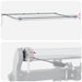 Copertină retractabilă automat cu LED, antracit/alb, 600x300 cm - WALTI WALTI