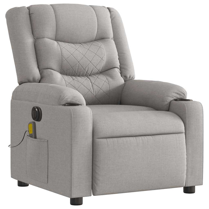 Scaun reclinabil electric pentru masaj Cloud Grey Fabric - WALTI WALTI