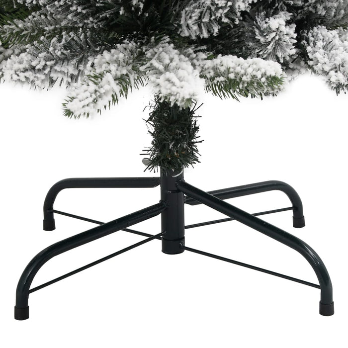 Brad de Crăciun artificial slim cu zăpadă pufoasă 120 cm PVC&PE WALTI