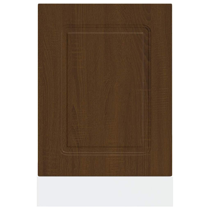 Panou pentru mașină de spălat vase Stejar maro 45x1,5x57 cm lemn prelucrat WALTI