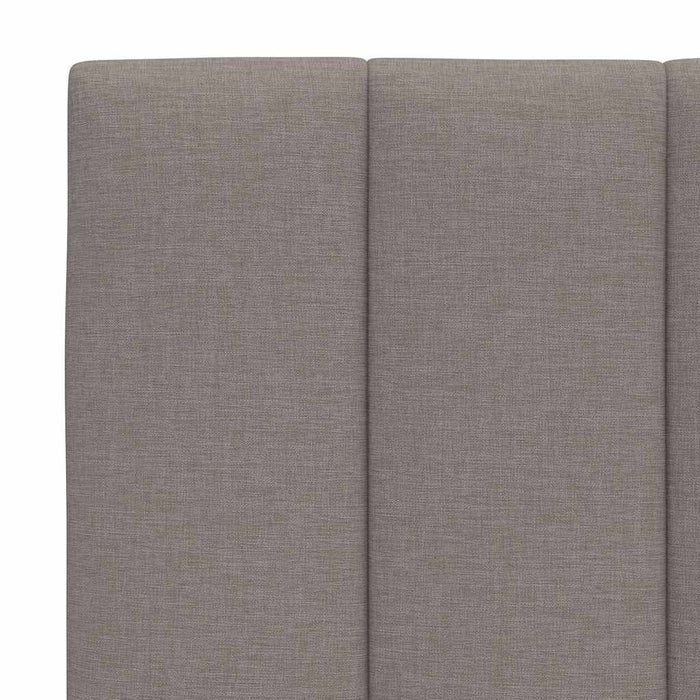 Cadru de pat fără saltea Hanko Taupe 80x200 cm țesătură WALTI