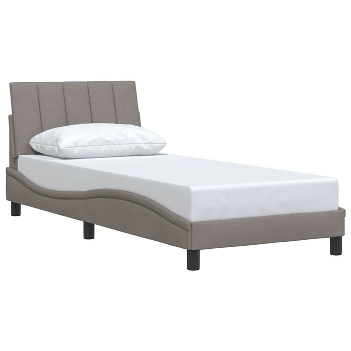 Cadru de pat fără saltea Hanko Taupe 90x190 cm Stofa WALTI
