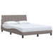 Cadru de pat fără saltea, Hanko, gri taupe, 140x190 cm, textil - WALTI WALTI