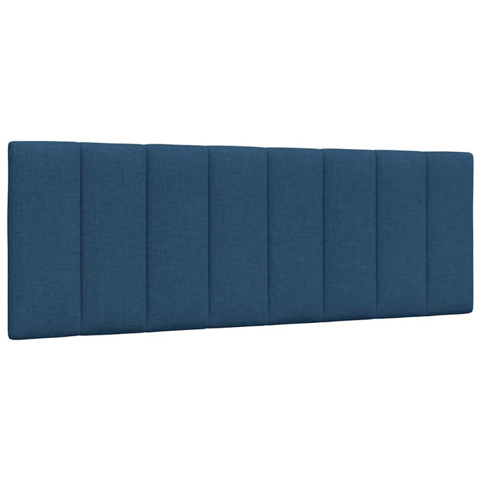 Cadru de pat fără saltea, Hanko, albastru, 140x200 cm, textil WALTI