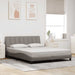 Cadru de pat fără saltea, Hanko, gri taupe, 160x200 cm, textil - WALTI WALTI