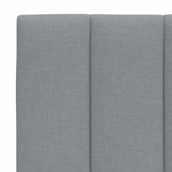 Cadru de pat fără saltea, gri deschis, 180x200 cm, textil - WALTI WALTI
