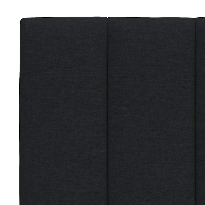 Cadru de pat fără saltea, negru, 200x200 cm, textil - WALTI WALTI