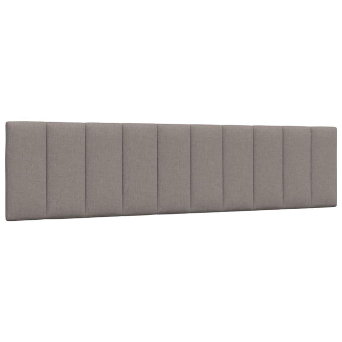 Cadru de pat fără saltea, Hanko, gri taupe, 200x200 cm, textil WALTI