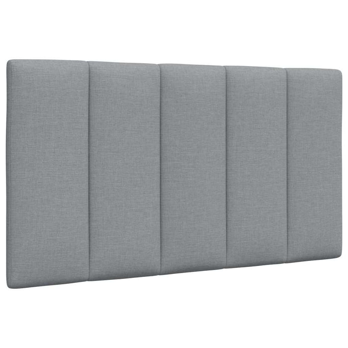 Pat cu saltea, Hanko, gri deschis, 80x200 cm, textil - WALTI WALTI