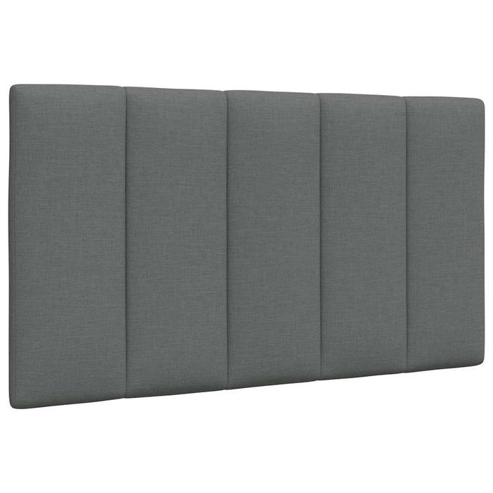 Pat cu saltea, Hanko, gri închis, 80x200 cm, textil WALTI