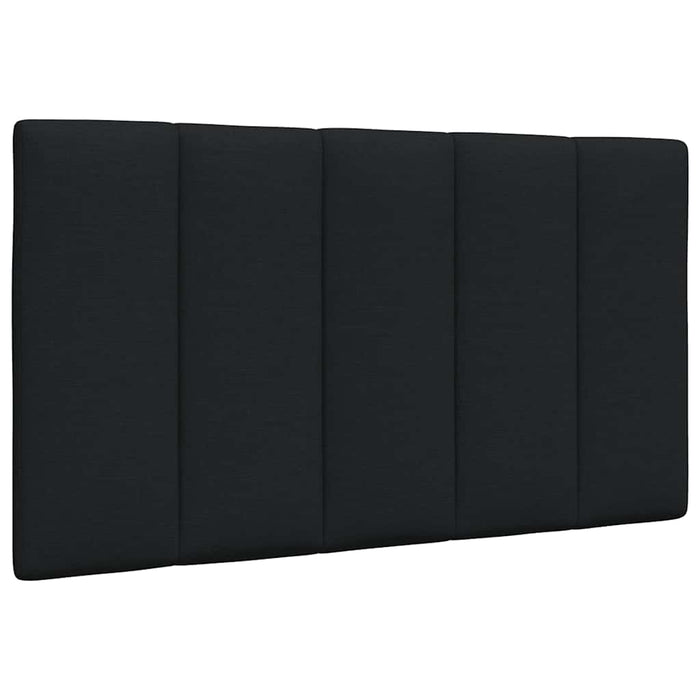 Pat cu saltea, Hanko, negru, 80x200 cm, textil WALTI