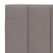 Pat cu saltea, Hanko, gri taupe, 90x200 cm, textil - WALTI WALTI